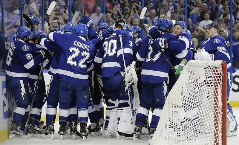 Tampa Bay Lightning celebrates