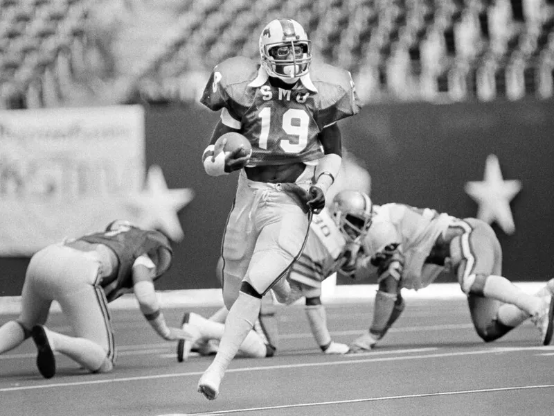 SMU running back Eric Dickerson