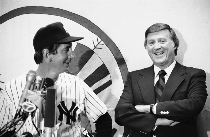 George Steinbrenner with Billy Martin