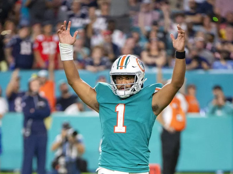 Miami Dolphins quarterback Tua Tagovailoa