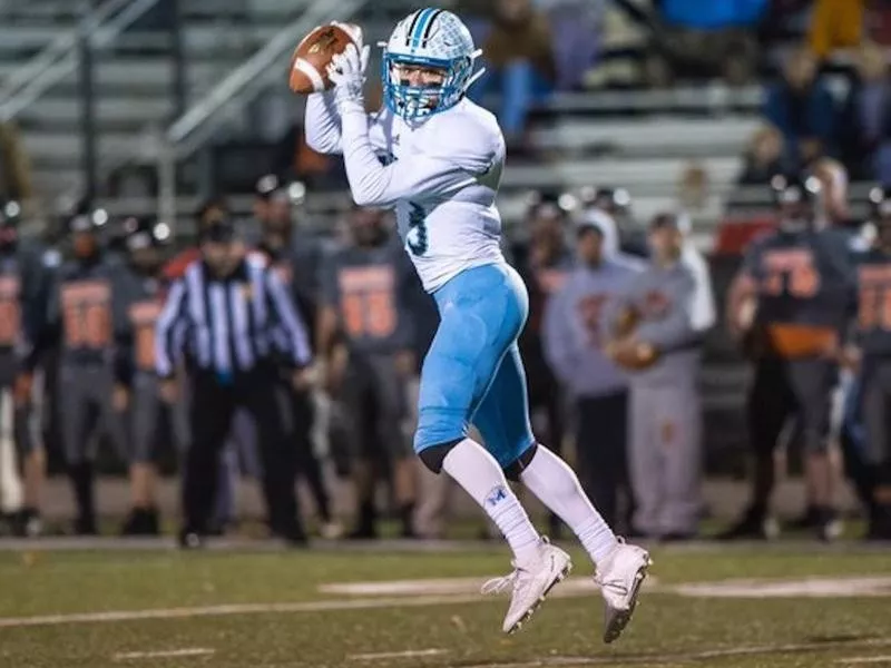 Mingo Central High wide receiver Drew Hatfield