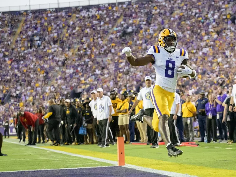 LSU wide receiver Malik Nabers