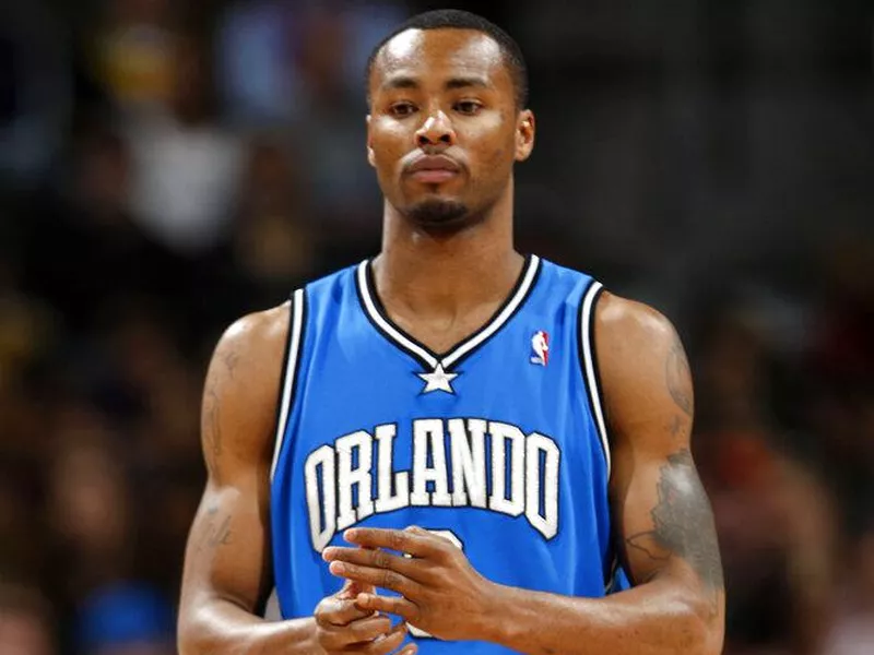 Rashard Lewis with the Orlando Magic