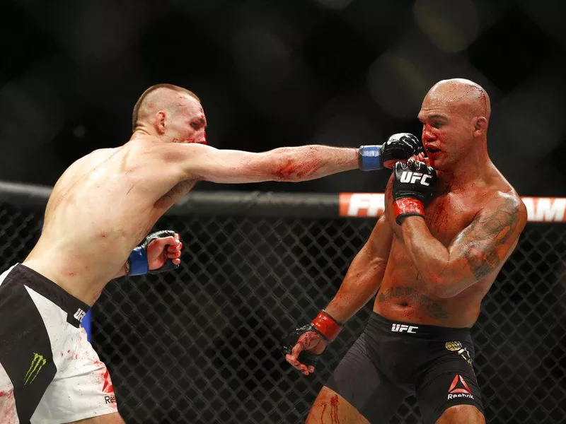 Rory MacDonald and Robbie Lawler