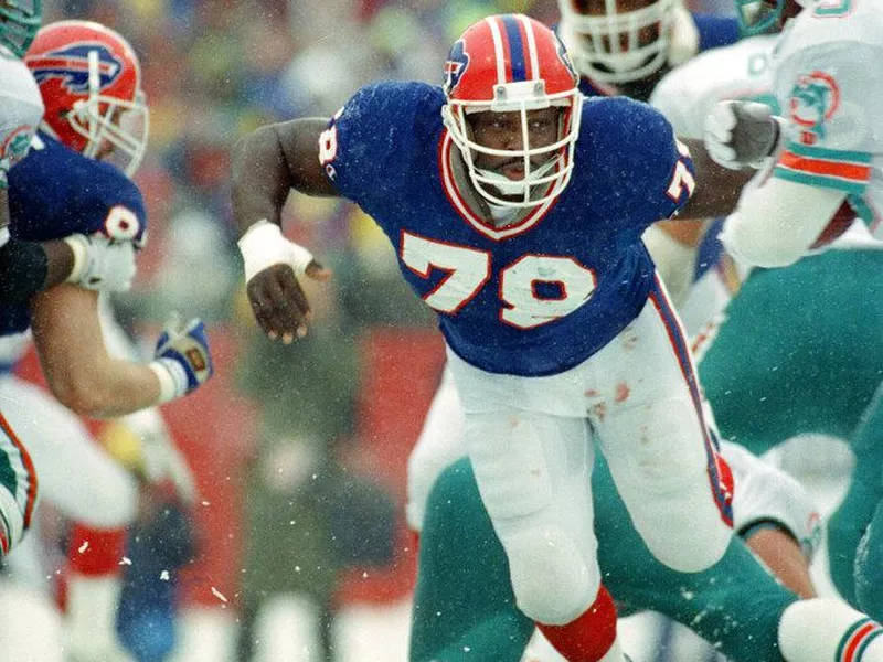 Buffalo Bills defensive end Bruce Smith