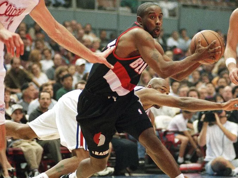 Portland Trail Blazers point guard Kenny Anderson