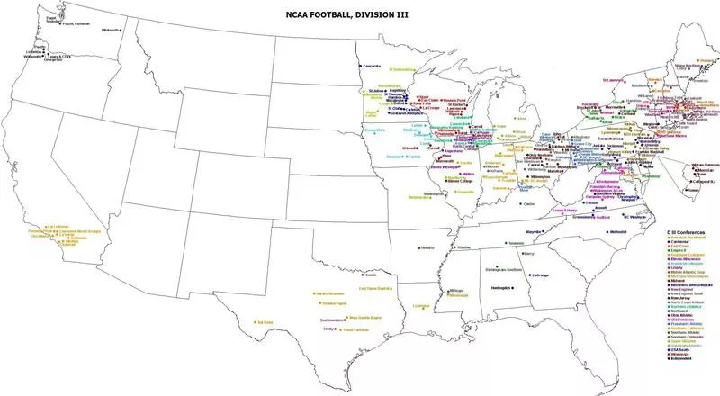 Division III football teams