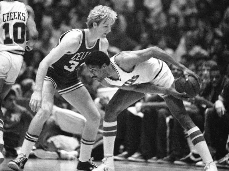 Boston Celtics forward Larry Bird