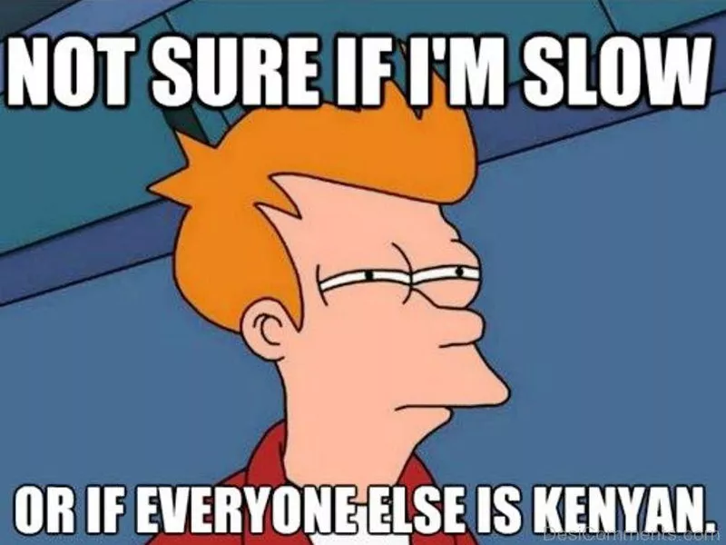 Kenyan runners are fast meme