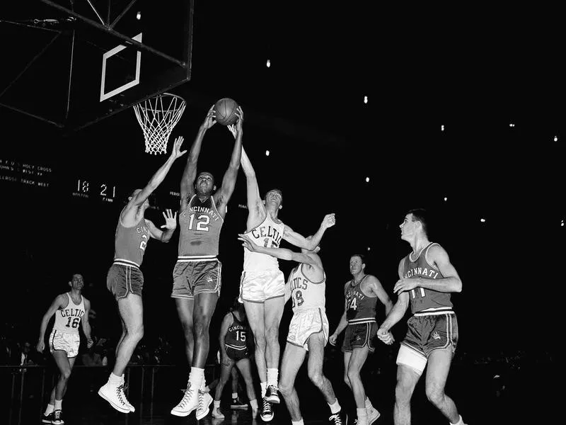 Rochester Royals forward Maurice Stokes