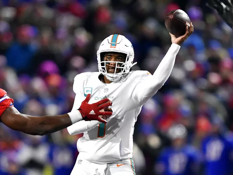 Miami Dolphins quarterback Tua Tagovailoa