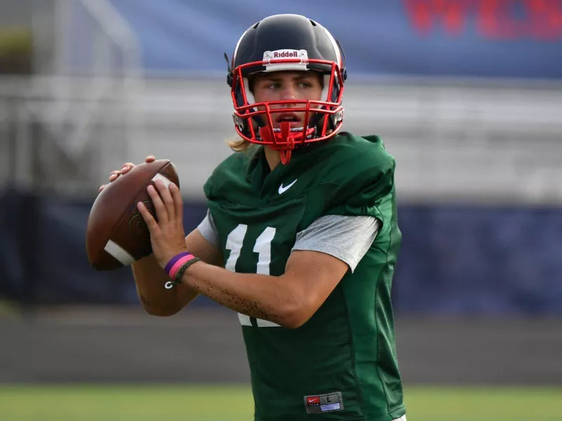 West Linn High quarterback Sam Leavitt