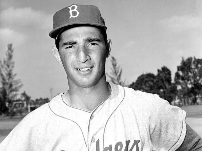 Brooklyn Dodgers Pitcher Sandy Koufax