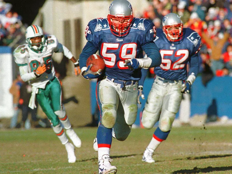 New England Patriots linebacker Todd Collins