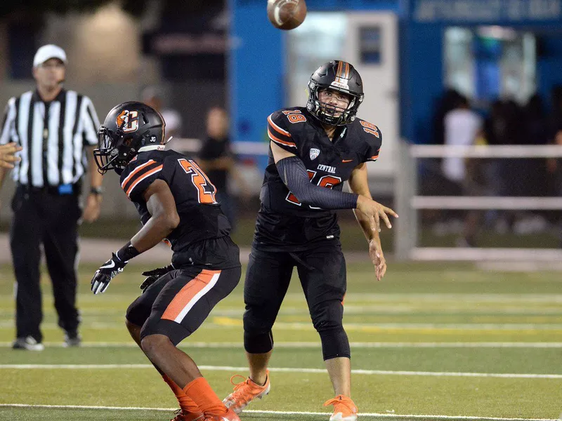 Central High QB Trent Tompkins