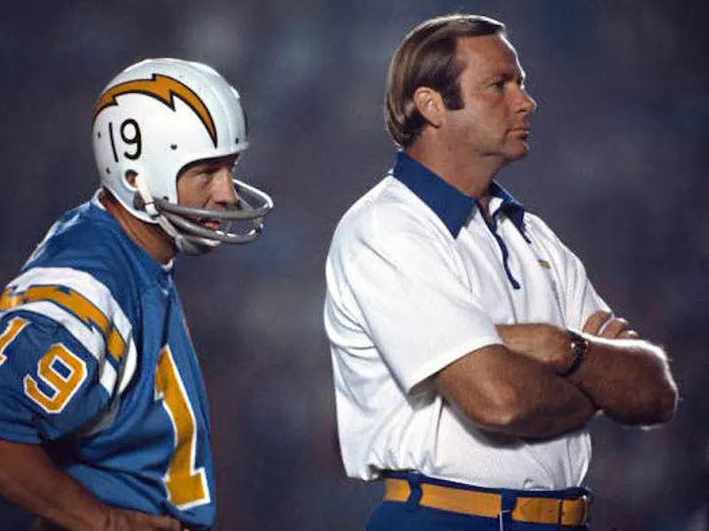 San Diego Chargers head coach Harland Svare