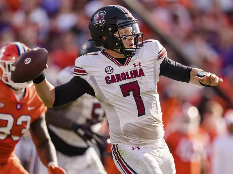 South Carolina quarterback Spencer Rattler