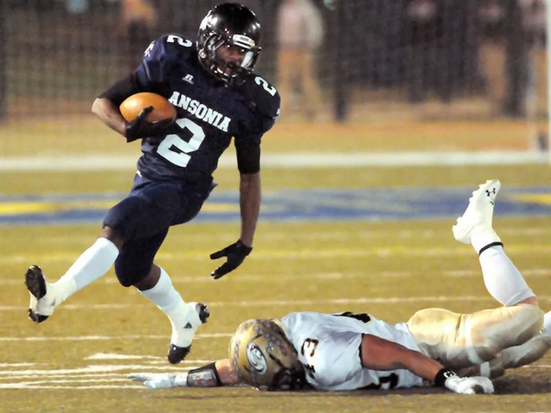 Ansonia High running back Arkeel Newsome