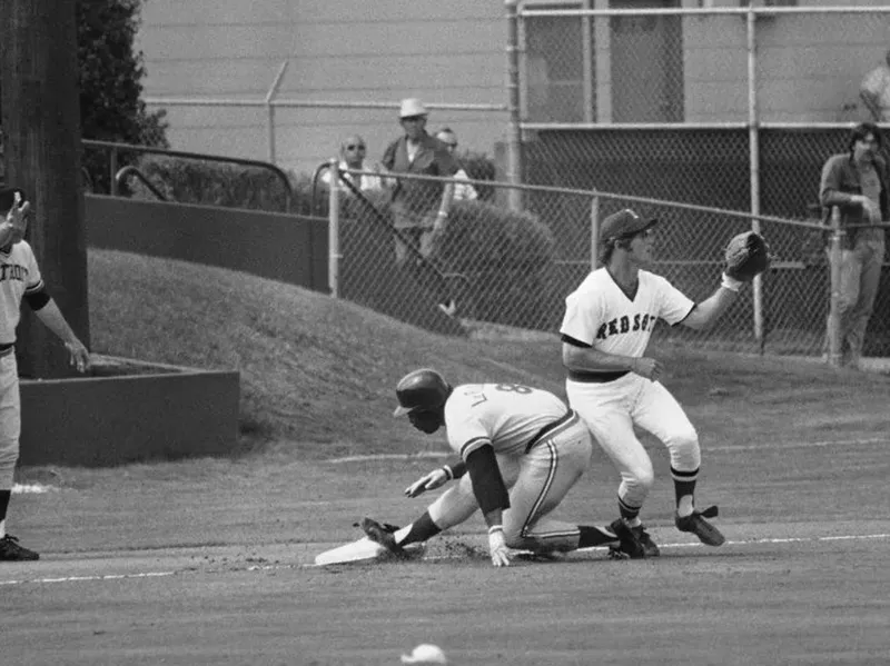 Boston Red Sox third baseman Butch Hobson