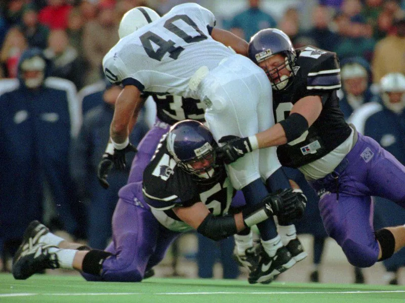 Northwestern linebacker Pat Fitzgerald