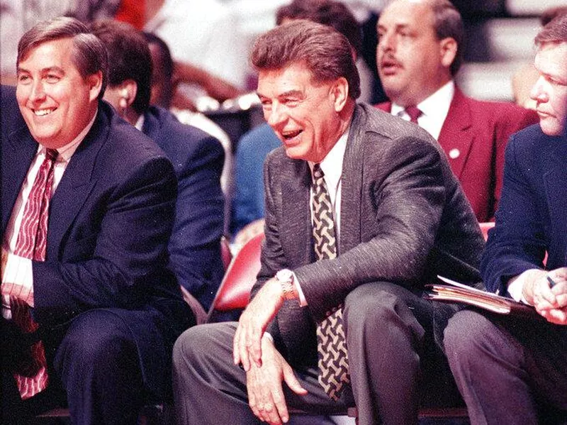 Detroit Pistons coach Chuck Daly