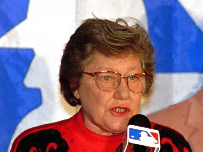 Cincinnati Reds owner Marge Schott