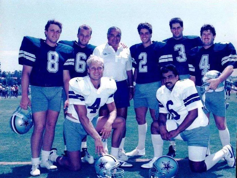 Dallas Cowboys kicking coach Ben Agananian