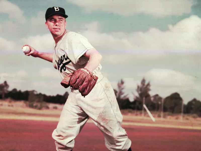 Brooklyn Dodgers shortstop Pee Wee Reese