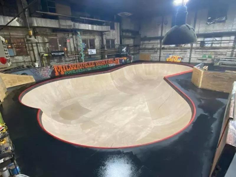 Four Seasons Skate Park in Milwauke, Wisconsin