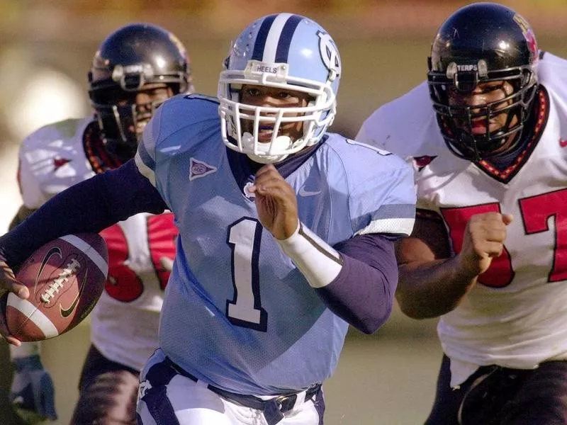 University of North Carolina quarterback Ronald Curry