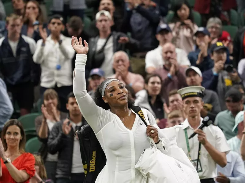 Williams at wimbledon in 2022