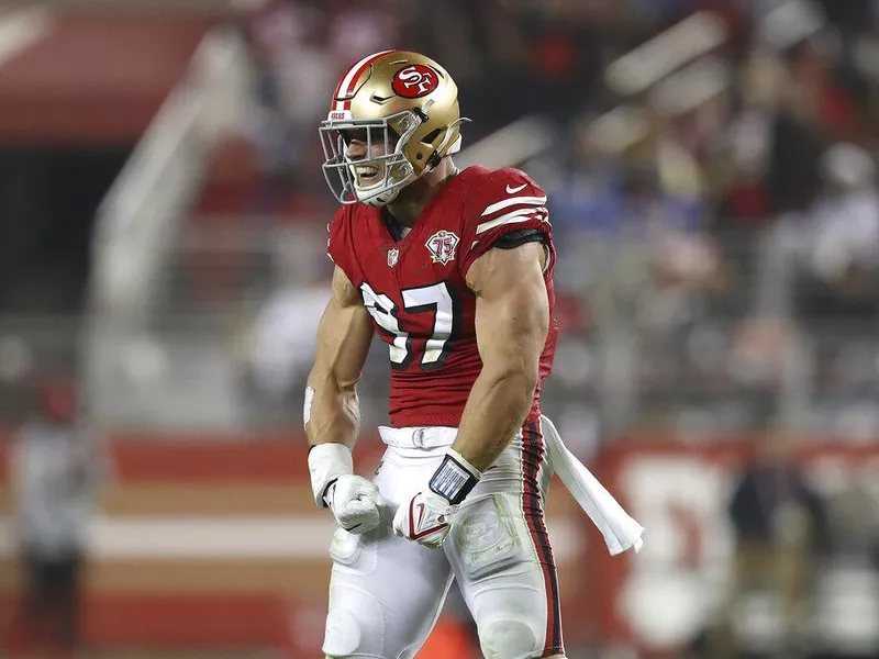 San Francisco 49ers defensive end Nick Bosa