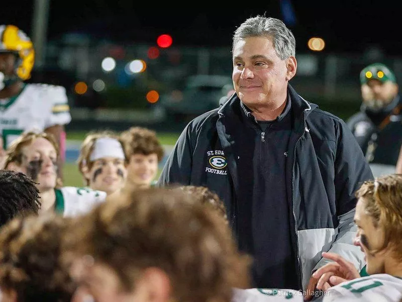 St. Edward Head Coach Tom Lombardo