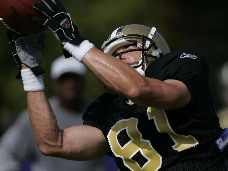 New Orleans Saints wide receiver Chris Horn