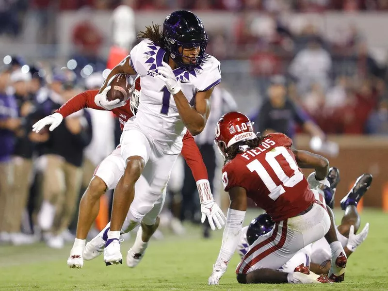 TCU wide receiver Quentin Johnston