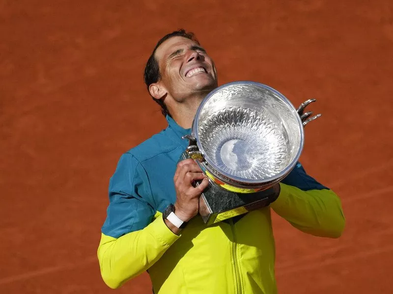 2022 French Open champion Rafael Nadal