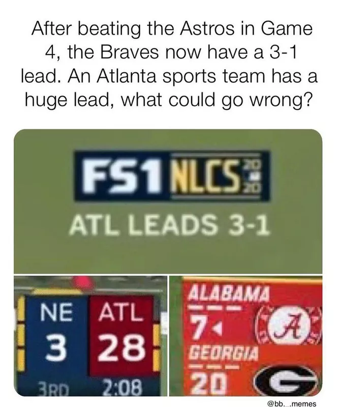 Atlanta sports meme