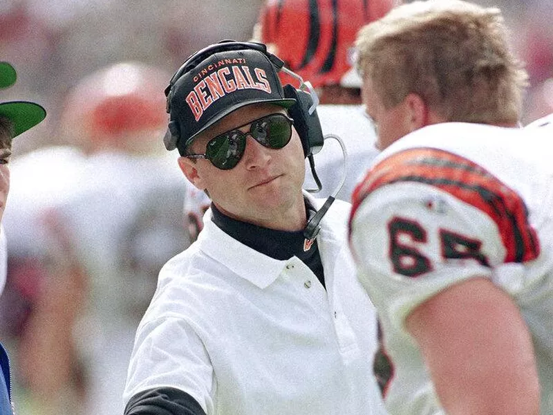 David Shula, head coach of the Cincinnati Bengals