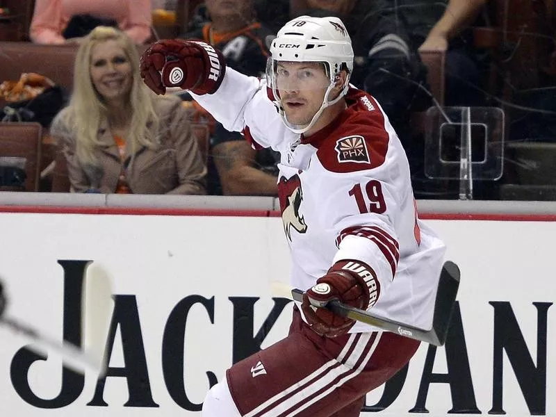 Phoenix Coyotes right wing Shane Doan