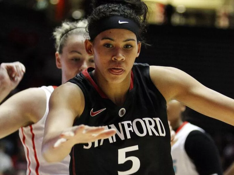 Stanford forward Kaylee Johnson