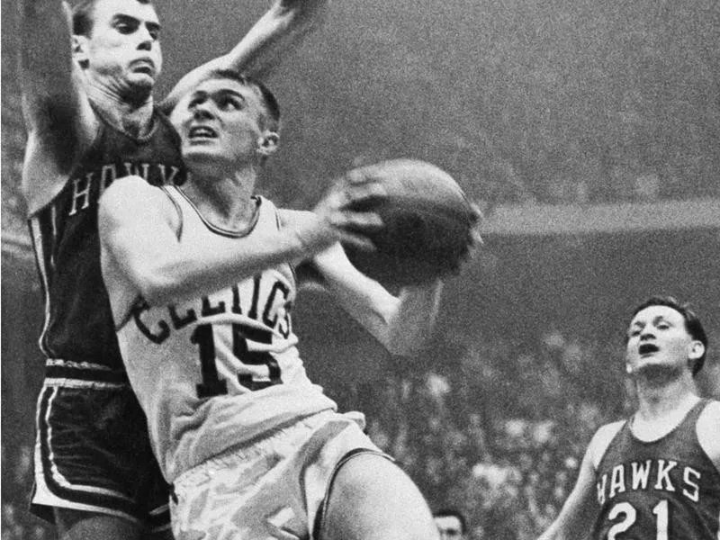 Boston Celtics forward Tommy Heinsohn