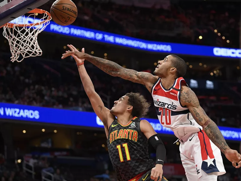 Washington Wizards guard Gary Payton II in action