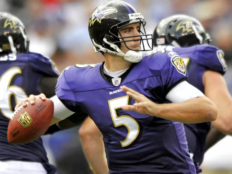 Baltimore Ravens quarterback Joe Flacco