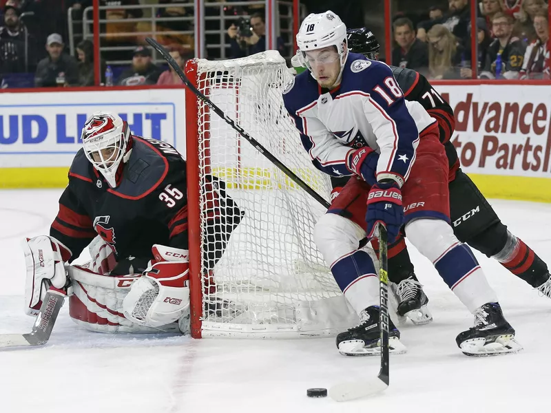 Pierre-Luc Dubois in action