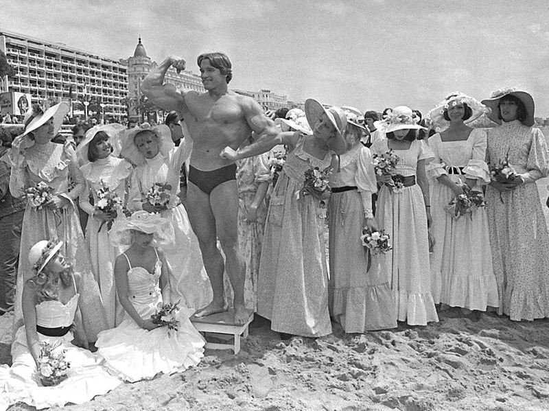 Arnold Schwarzenegger at Cannes Film Festival