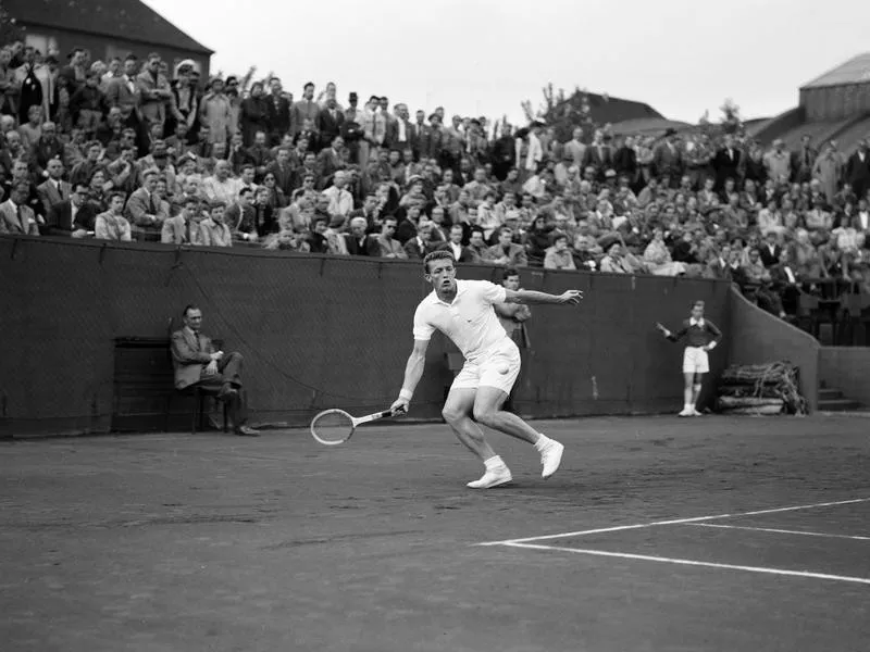 American tennis player Tony Trabert