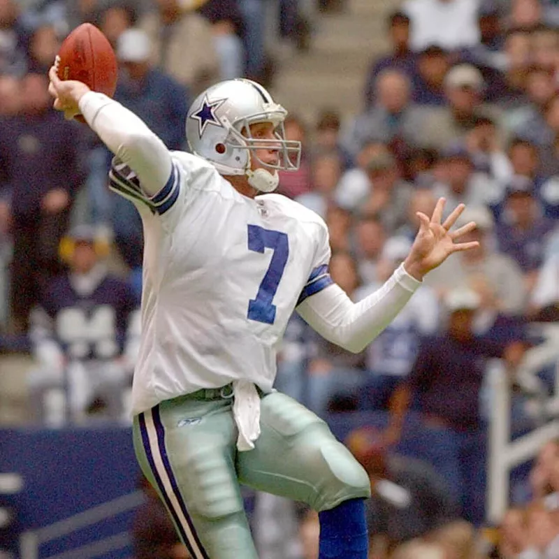 Chad Hutchinson passes against Seattle Seahawks
