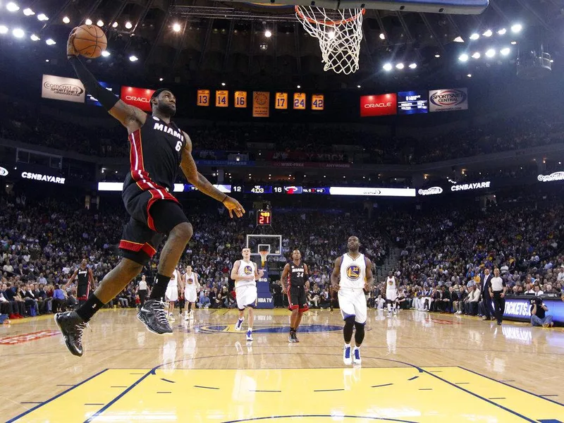 Miami Heat forward LeBron James on Jan. 16, 2013