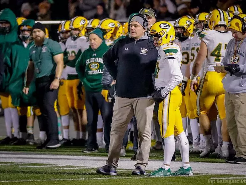 St. Edward Head Coach Tom Lombardo