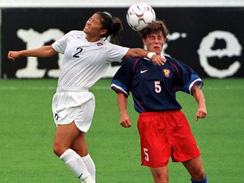 USWNT midfielder Lorrie Fair